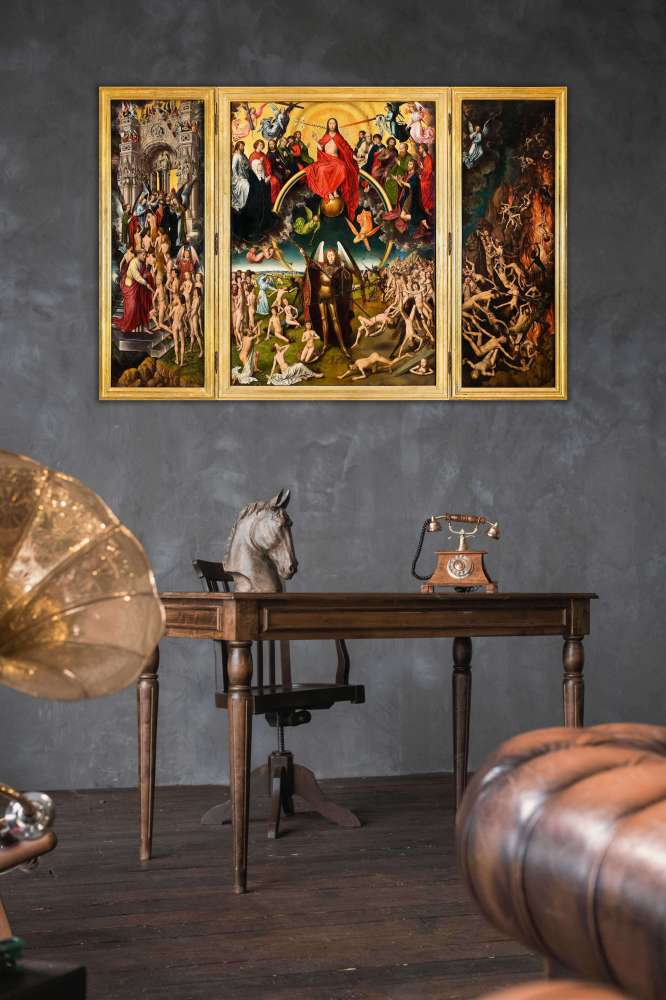 Reprodukcija „Paskutinis teismas“, Hans Memling (1471)