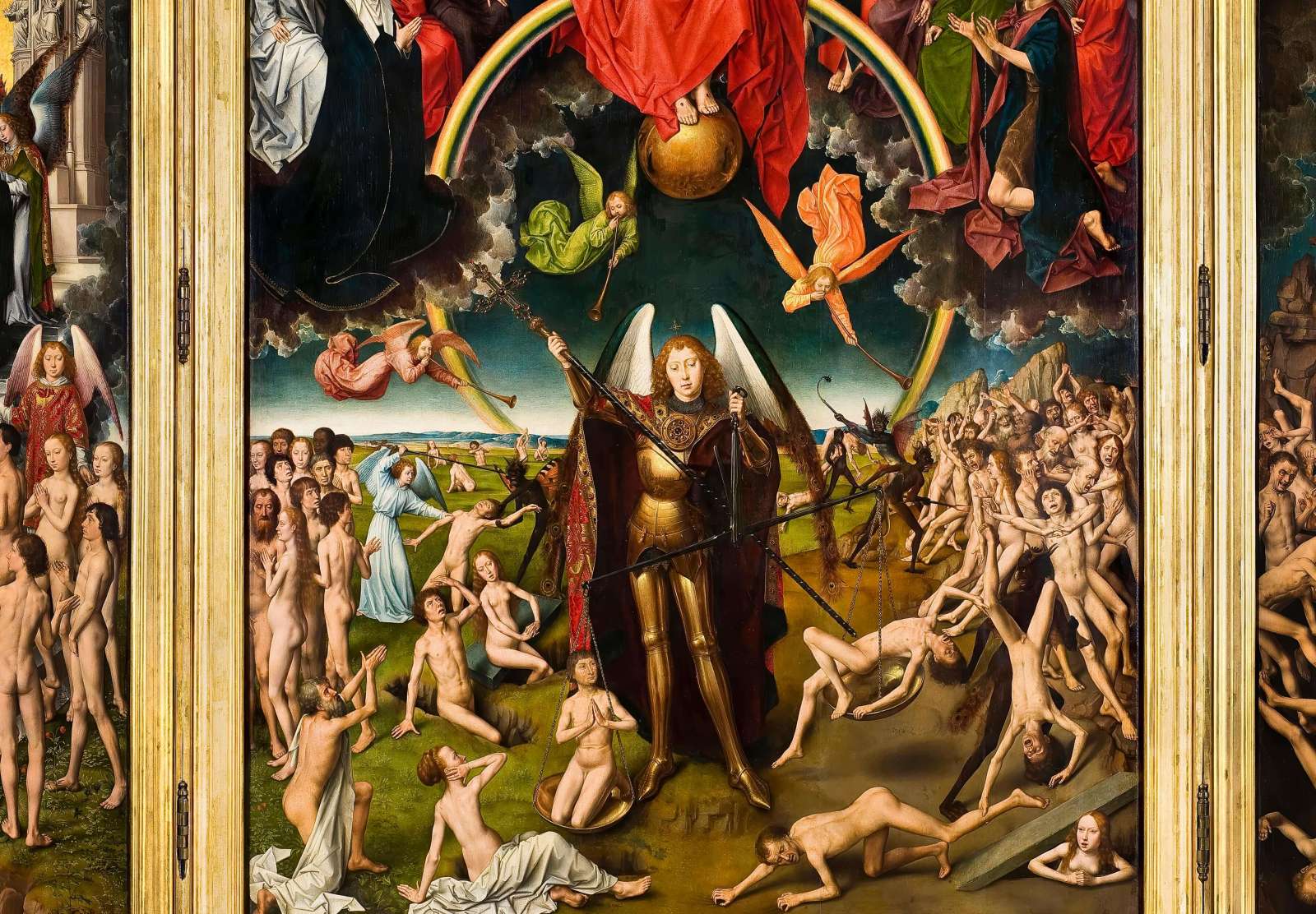 Reprodukcija „Paskutinis teismas“, Hans Memling (1471)