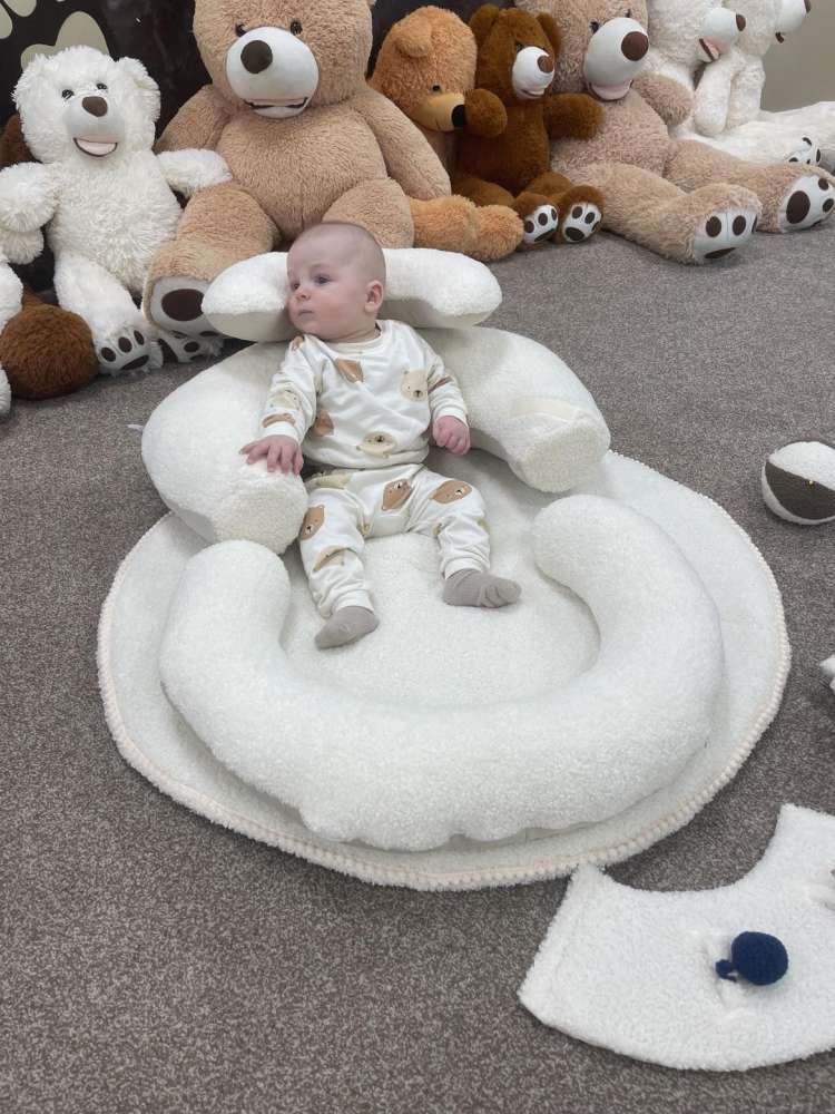 SĖDINUKAS Komfortas ,,TEDDY vanilinė meškutė,,