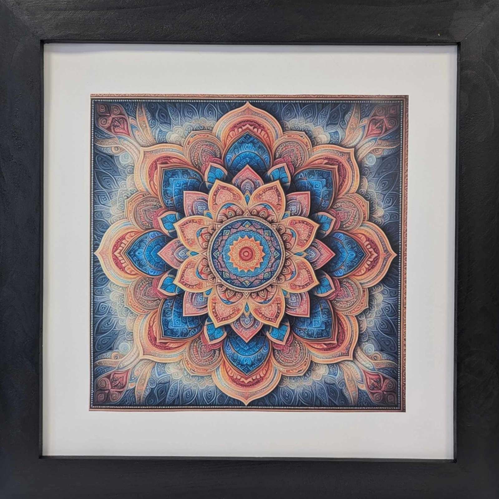 DI pagalba kurtas paveikslas Mandala „Širdies žiedas“ – ramybės ir pusiausvyros žemėlapis