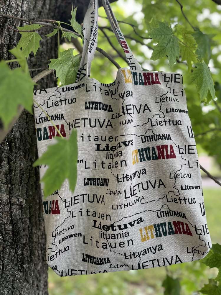 Lininis maišelis „Lietuva“