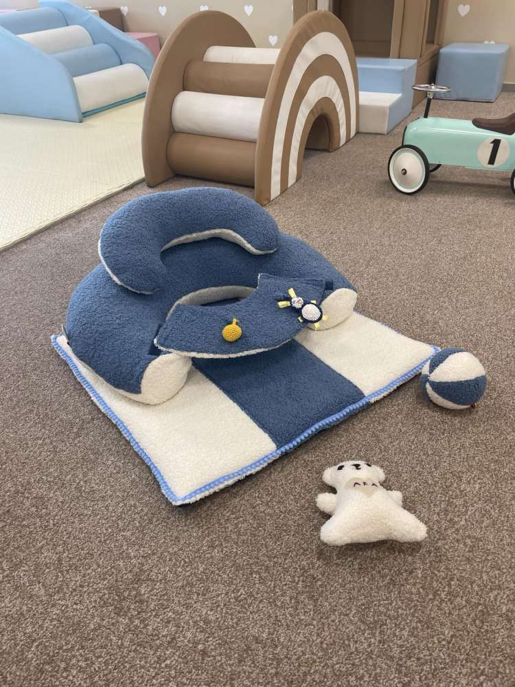 SĖDINUKAS su pailgu kilimėliu ,,Teddy vandenynas,,