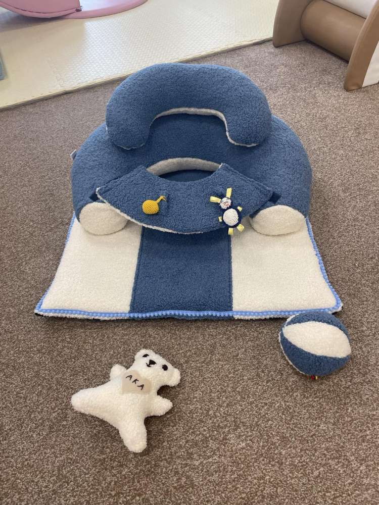 SĖDINUKAS su pailgu kilimėliu ,,Teddy vandenynas,,