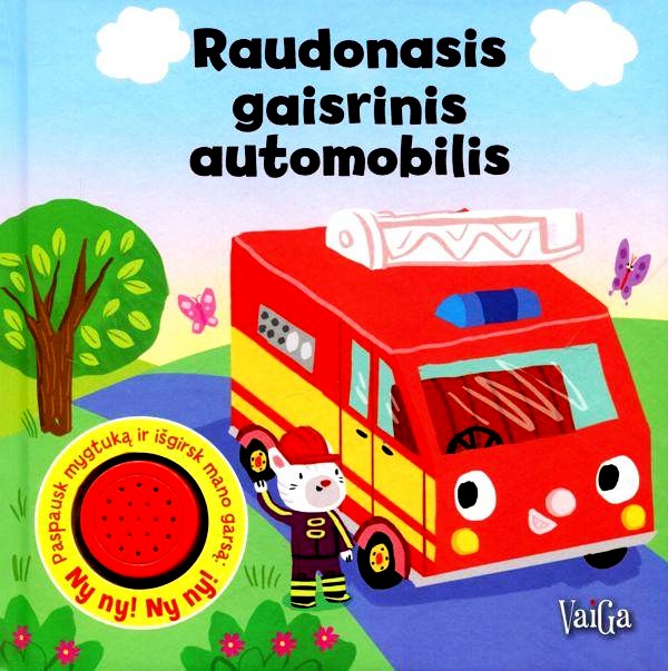 “Raudonasis gaisrinis automobilis” (su garsais), 24+ mėn.