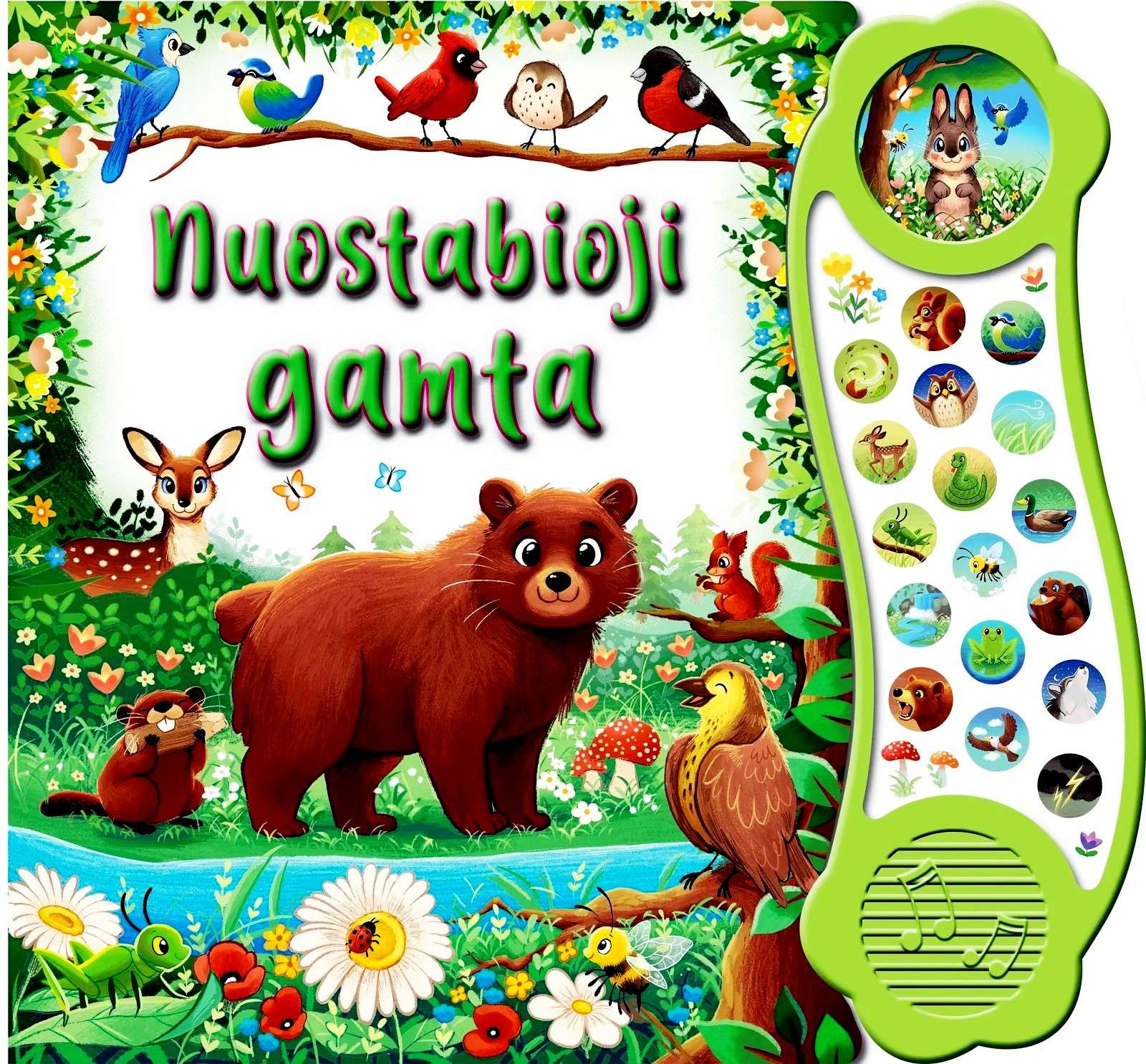 „Nuostabioji gamta“. Su 18 garsų, 12+ mėn.