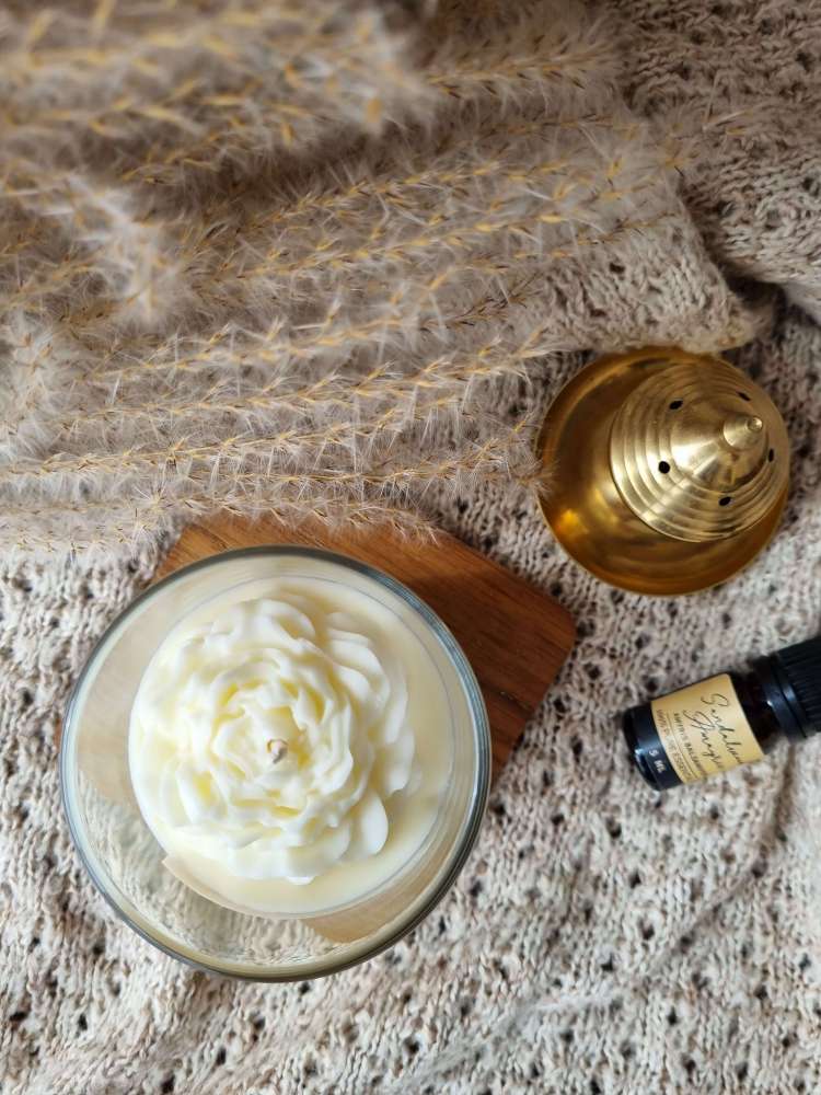 Aromatinė sojų vaško žvakė