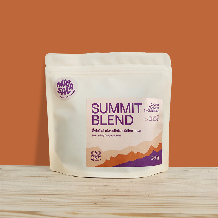 „Summit blend“  kava 250g pupelės
