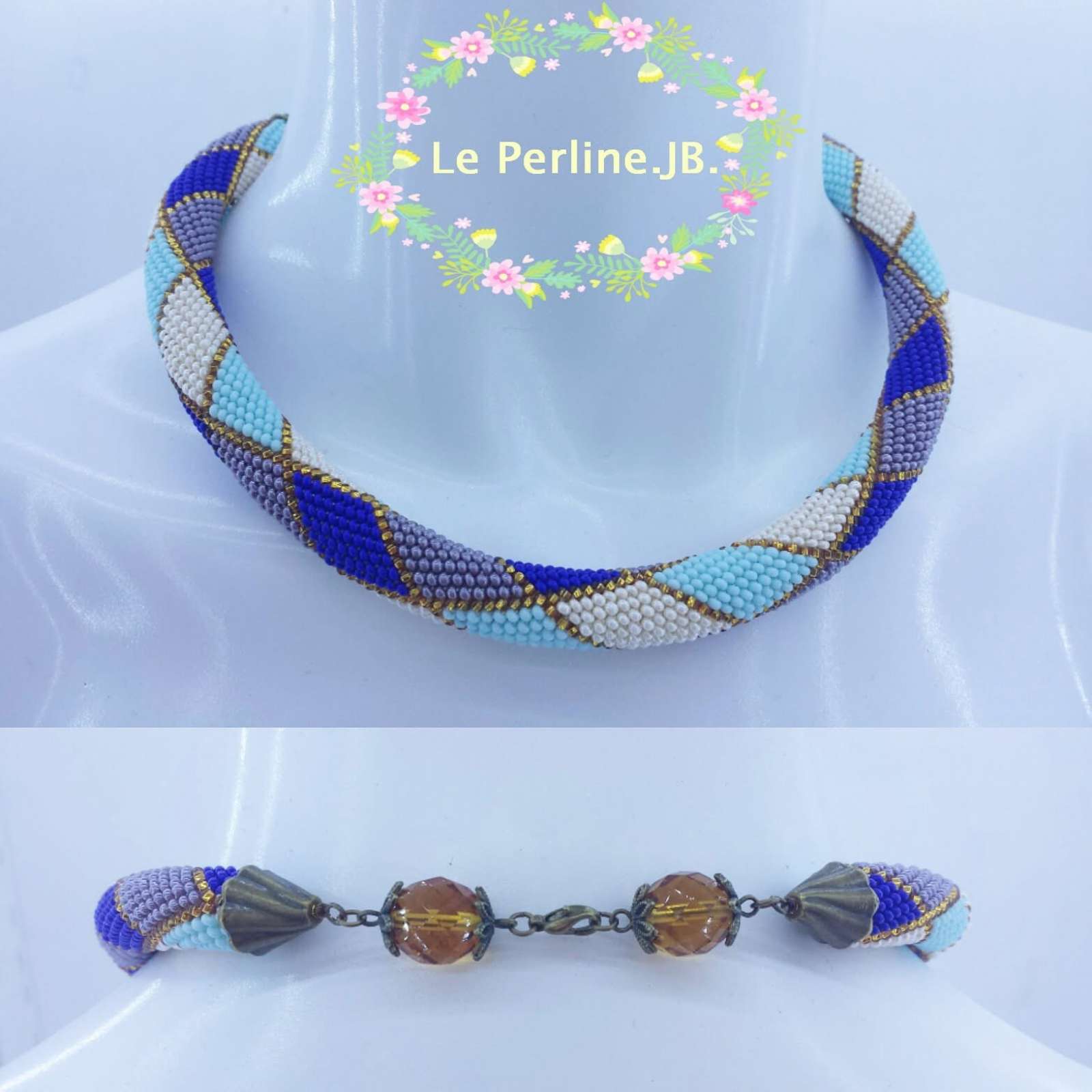 Kaklo papuošalas „Blu sky“