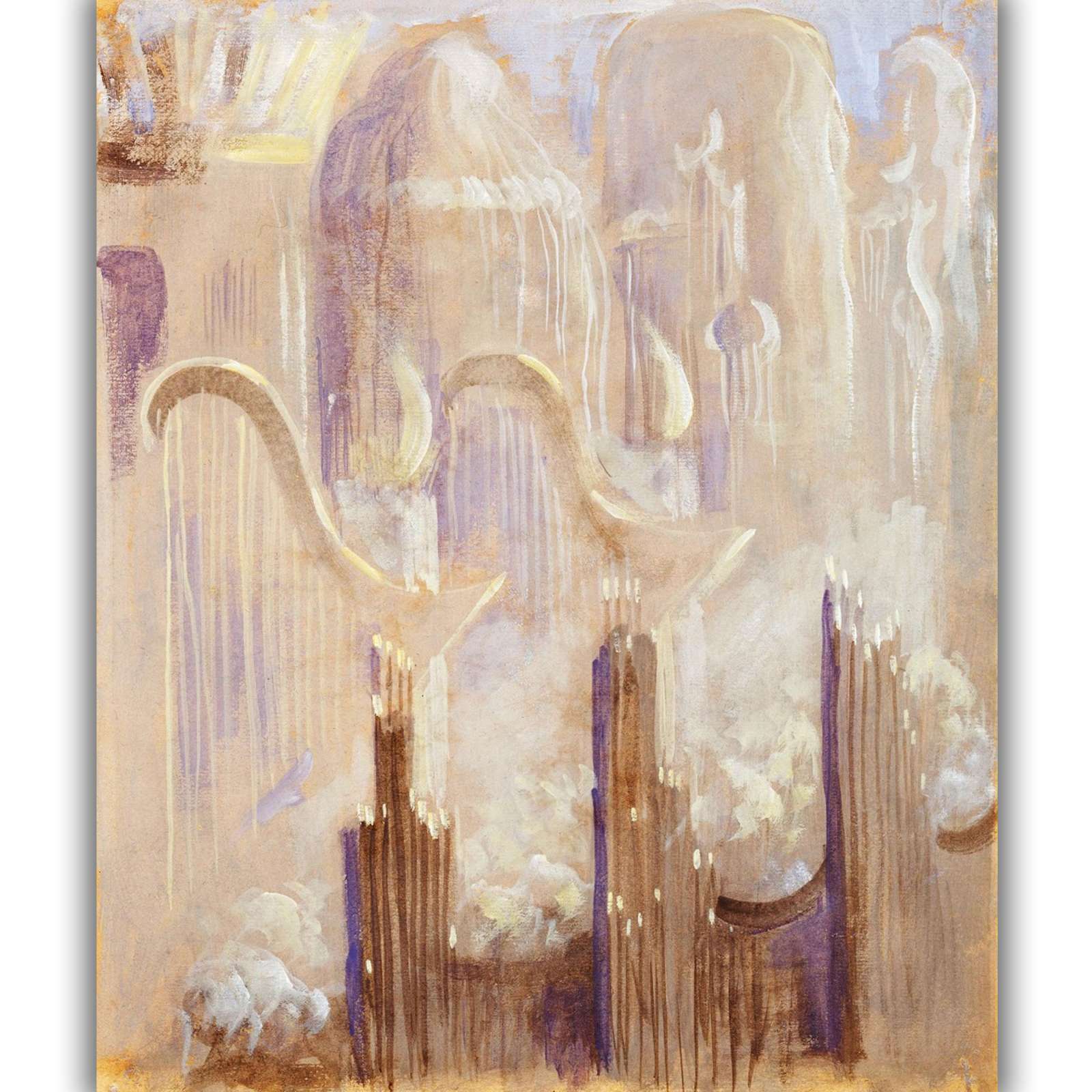 Reprodukcija „Pasaulio sutvėrimas XI“, Mikalojus Konstantinas Čiurlionis (1906)