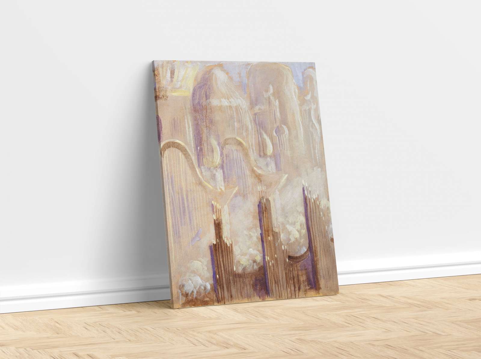 Reprodukcija „Pasaulio sutvėrimas XI“, Mikalojus Konstantinas Čiurlionis (1906)