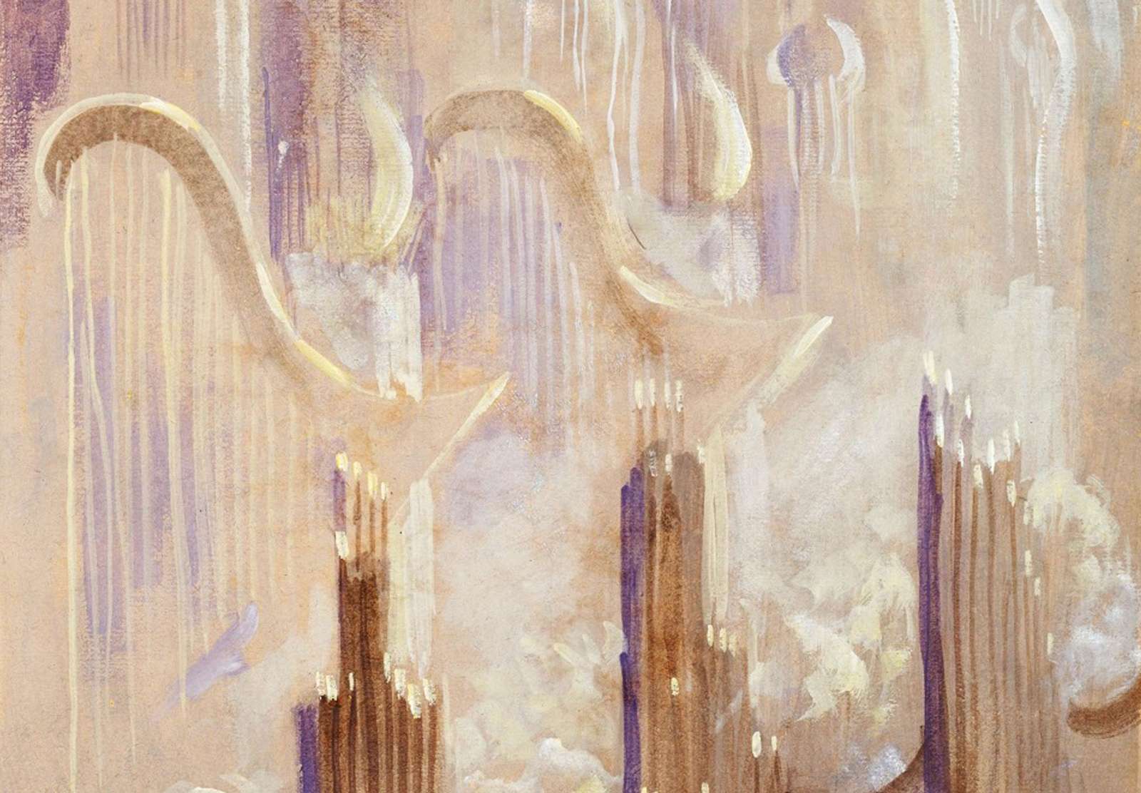 Reprodukcija „Pasaulio sutvėrimas XI“, Mikalojus Konstantinas Čiurlionis (1906)