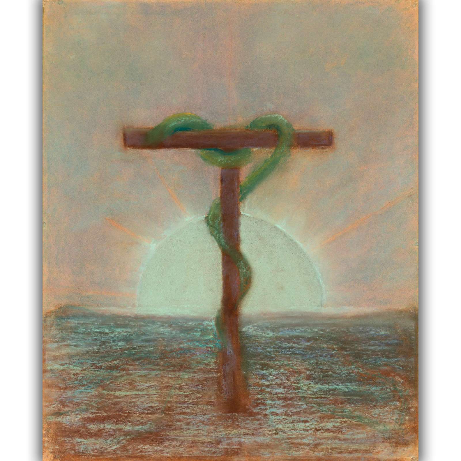 Reprodukcija „Regėjimas“, Mikalojus Konstantinas Čiurlionis (1905)