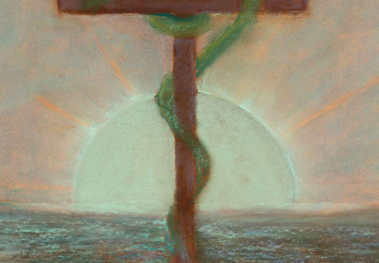 Reprodukcija „Regėjimas“, Mikalojus Konstantinas Čiurlionis (1905)