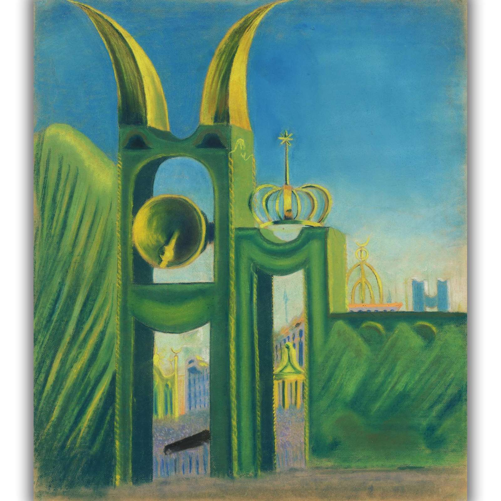 Reprodukcija „Laidotuvių simfonija I“, Mikalojus Konstantinas Čiurlionis (1903)