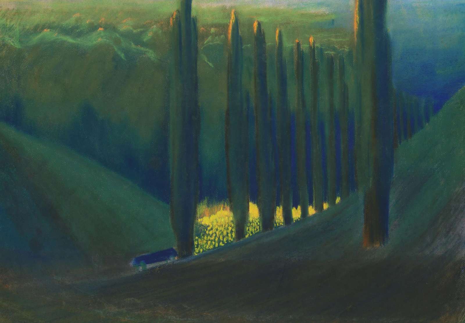 Reprodukcija „Laidotuvių simfonija IV“, Mikalojus Konstantinas Čiurlionis (1903)