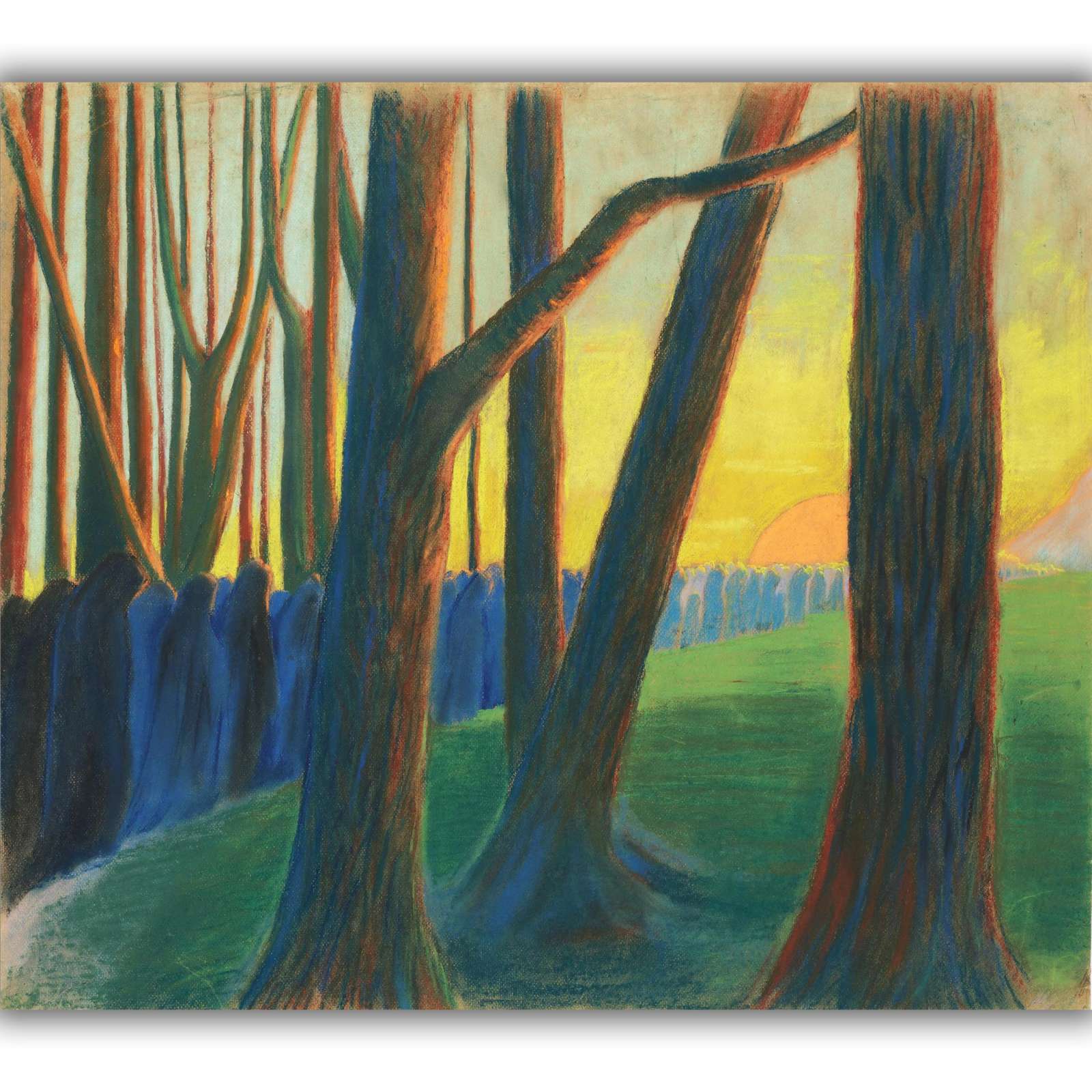 Reprodukcija „Laidotuvių simfonija III“, Mikalojus Konstantinas Čiurlionis (1903)