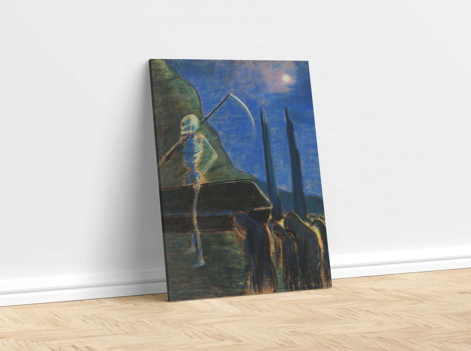 Reprodukcija „Laidotuvių simfonija V“, Mikalojus Konstantinas Čiurlionis (1903)