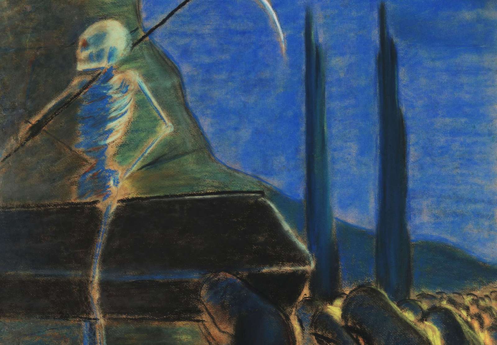 Reprodukcija „Laidotuvių simfonija V“, Mikalojus Konstantinas Čiurlionis (1903)