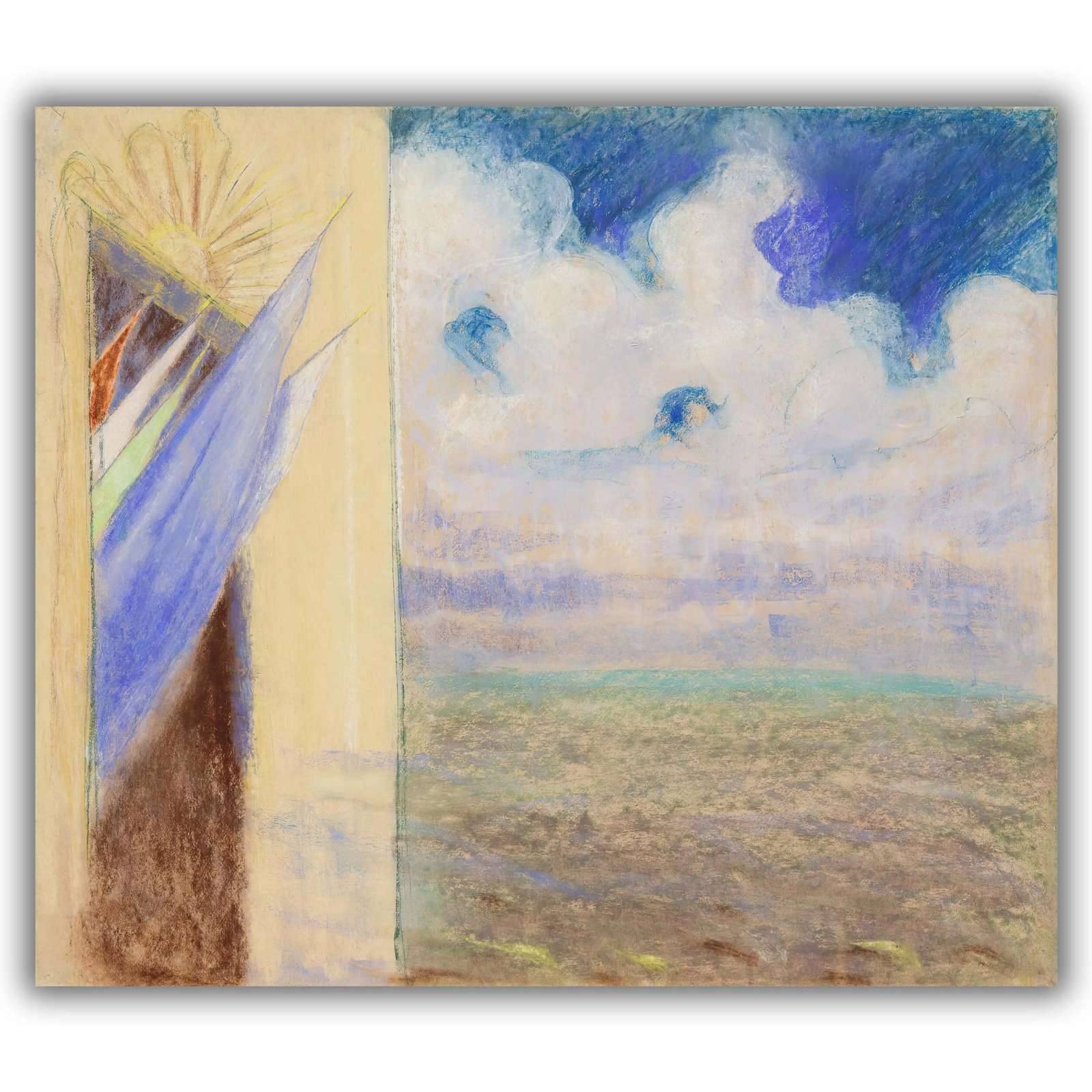 Reprodukcija „Vėliavos“, Mikalojus Konstantinas Čiurlionis (1905)