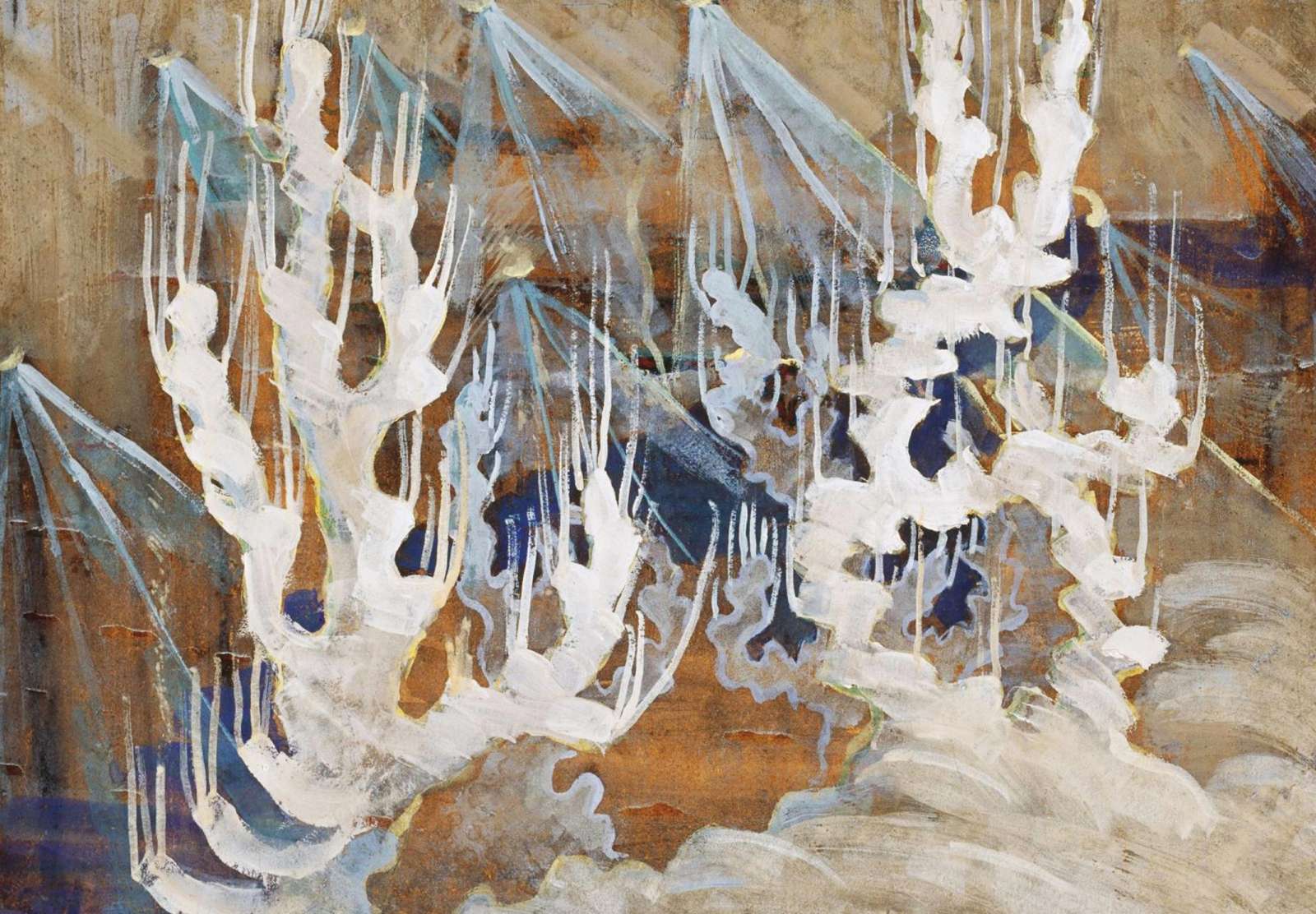 Reprodukcija „Žiema II“, Mikalojus Konstantinas Čiurlionis (1907)