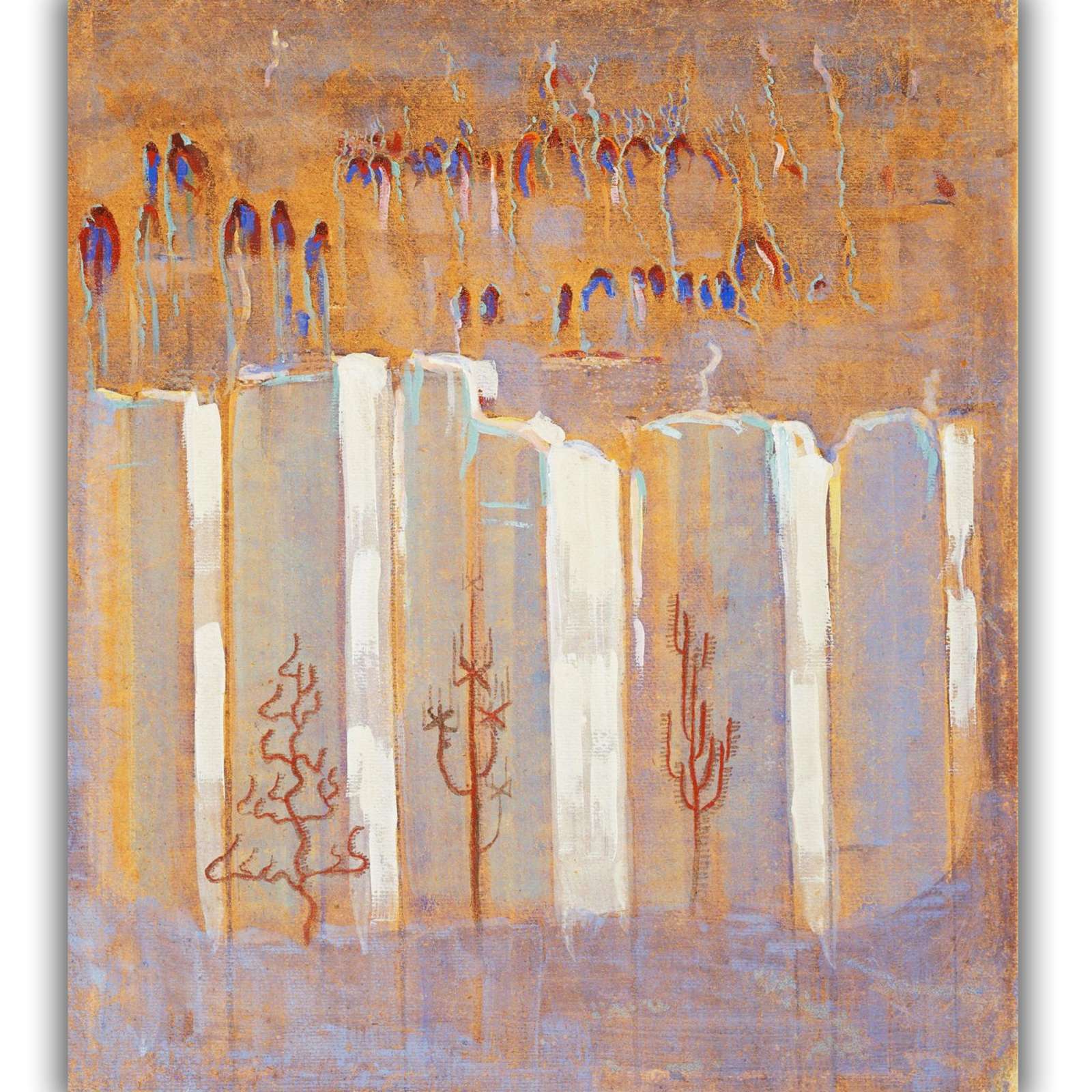 Reprodukcija „Žiema III“, Mikalojus Konstantinas Čiurlionis (1907)
