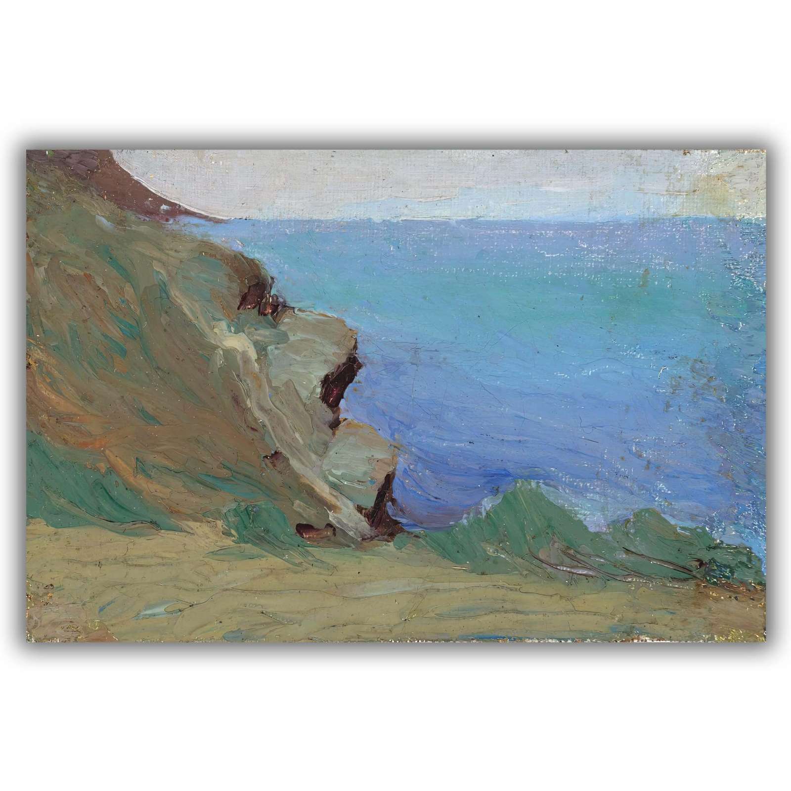 Reprodukcija „Uola prie jūros“, Mikalojus Konstantinas Čiurlionis (1905)