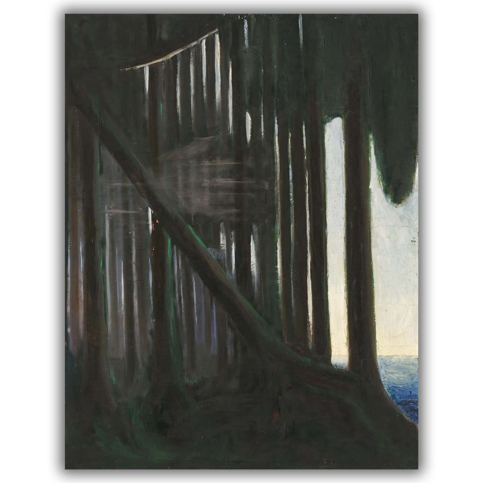 Reprodukcija „Miško ošimas“, Mikalojus Konstantinas Čiurlionis (1904)