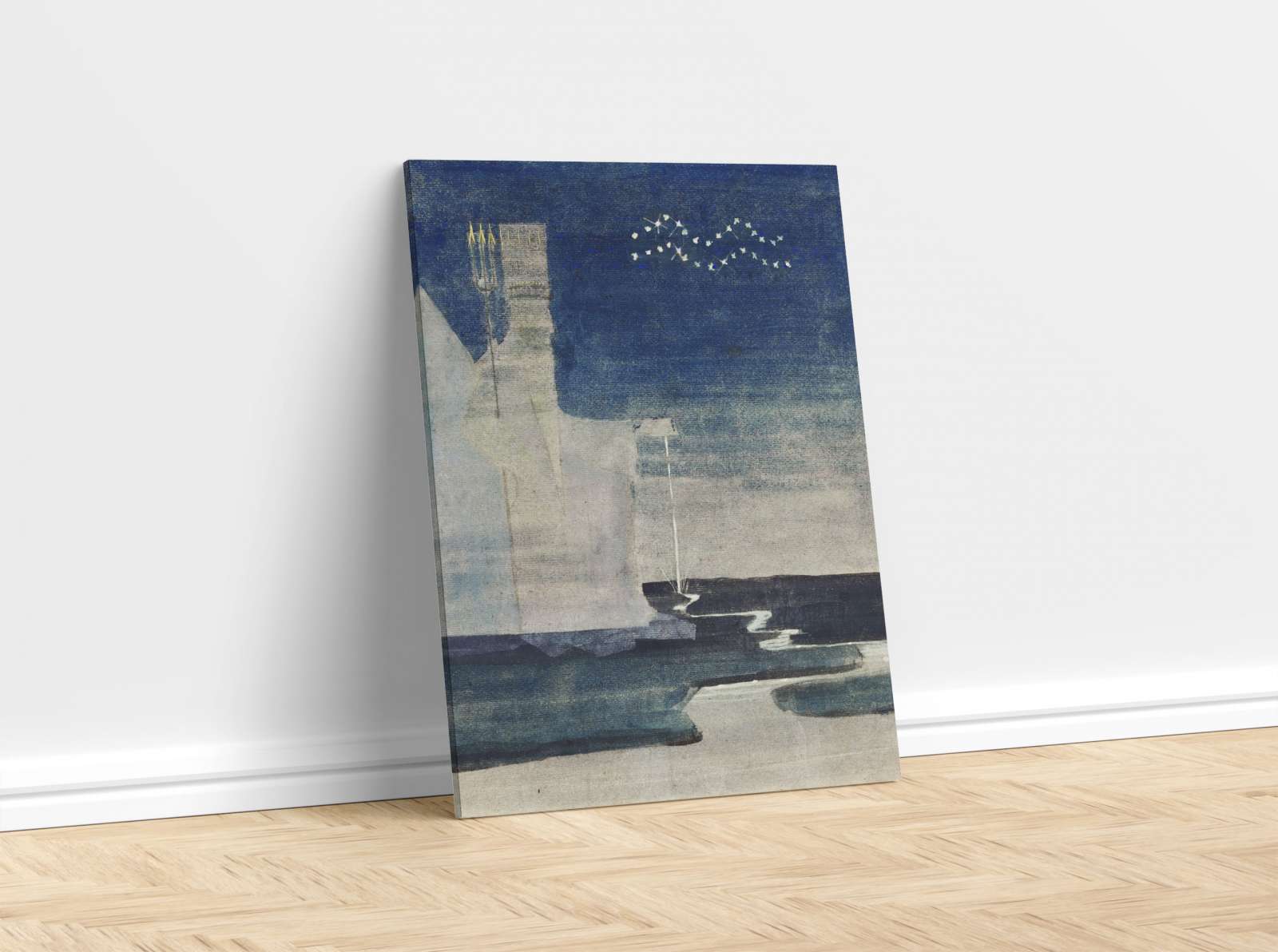 Reprodukcija „Saulė eina Vandenio ženklu“, Mikalojus Konstantinas Čiurlionis (1907)