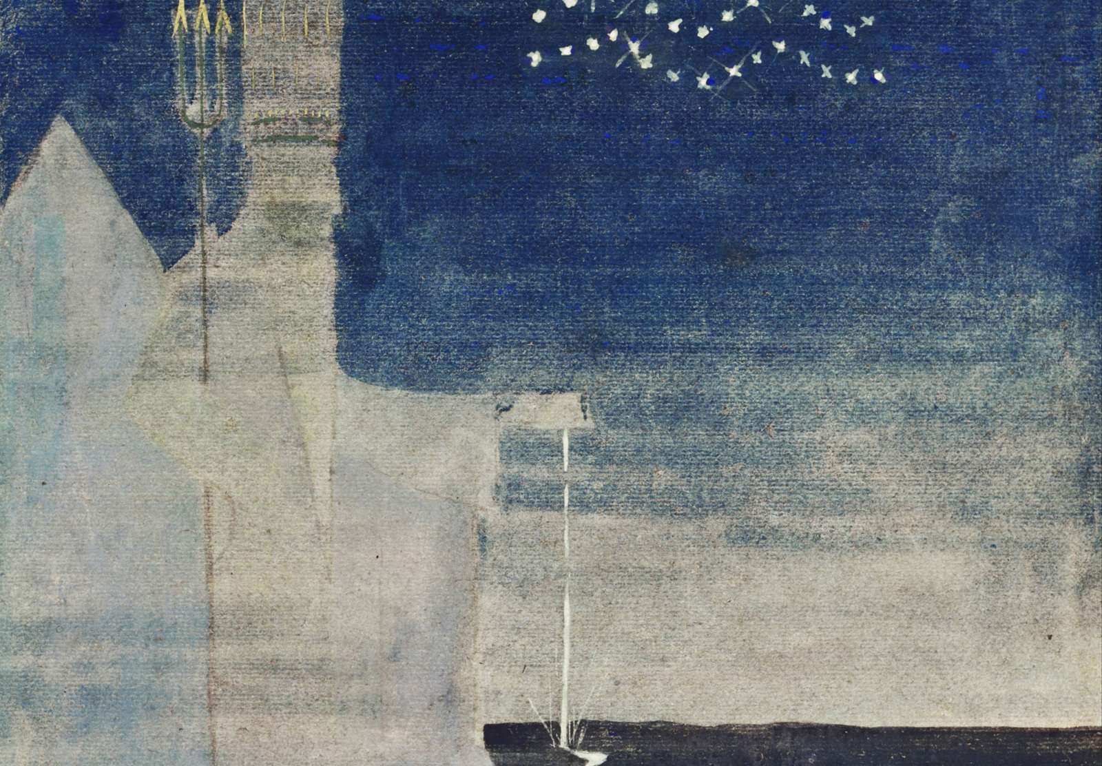 Reprodukcija „Saulė eina Vandenio ženklu“, Mikalojus Konstantinas Čiurlionis (1907)