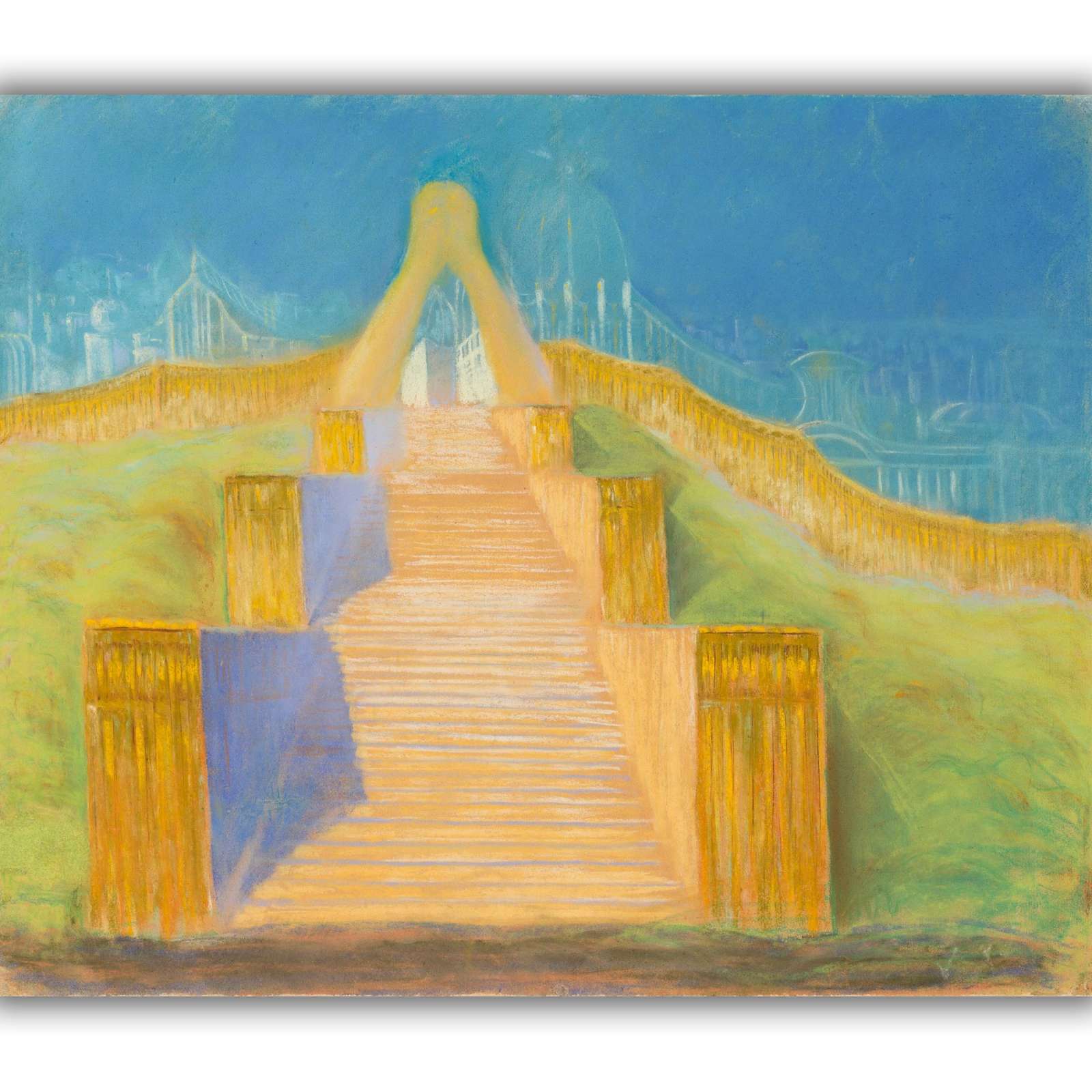 Reprodukcija „Tvanas I“, Mikalojus Konstantinas Čiurlionis (1904)
