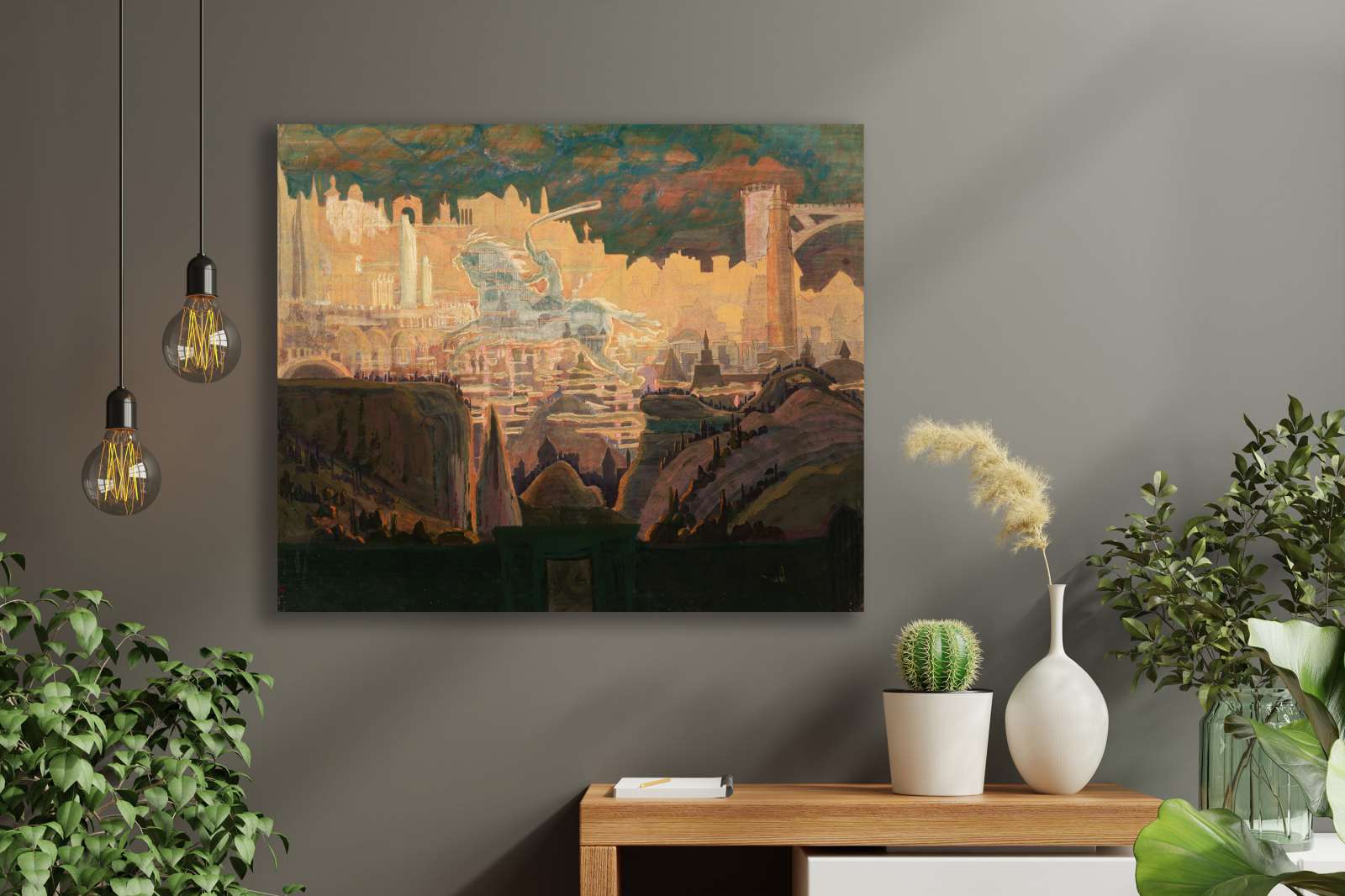 Reprodukcija „Vyčio preliudas“, Mikalojus Konstantinas Čiurlionis (1909)