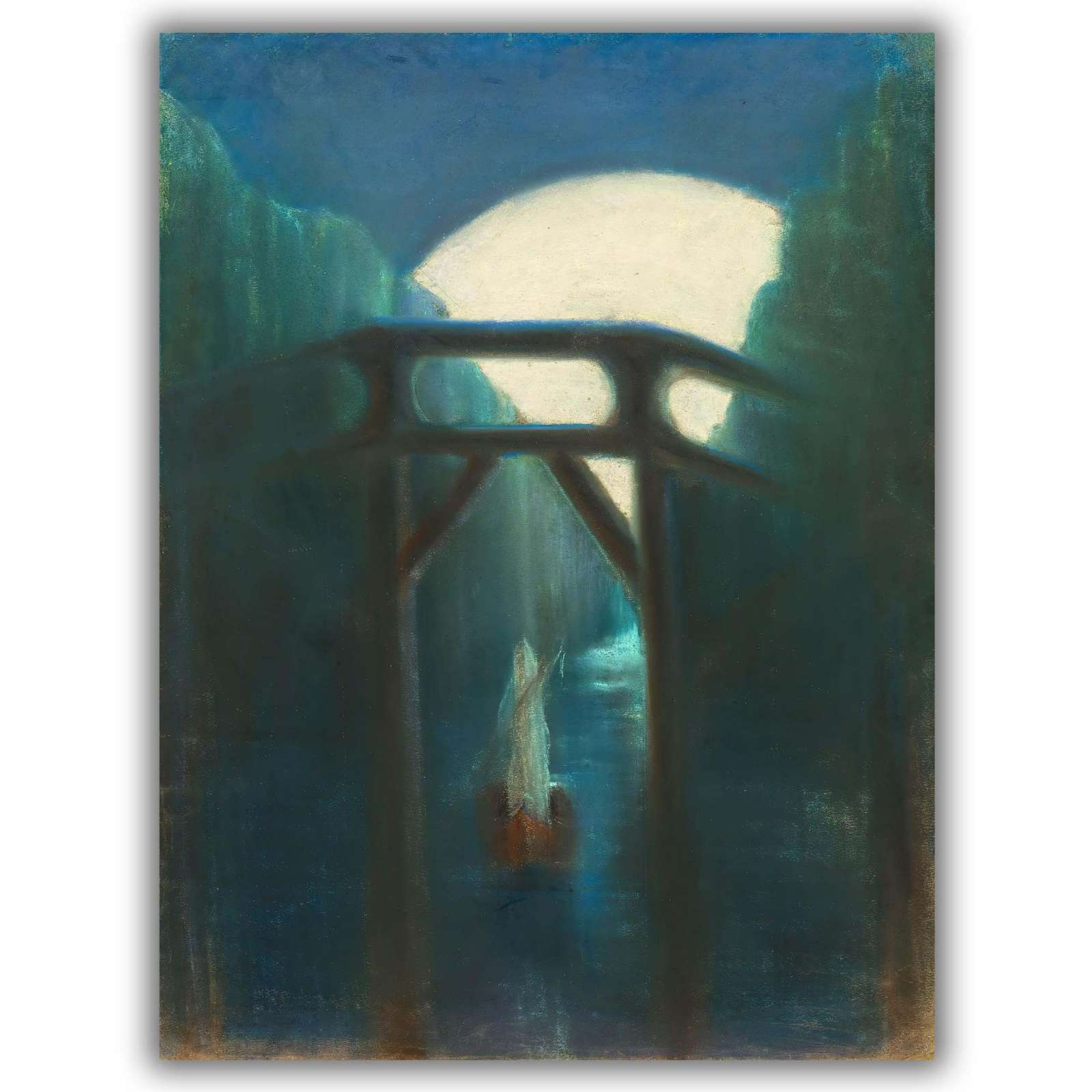 Reprodukcija „Naktis“ iš „Fantazijų“ ciklo, Mikalojus Konstantinas Čiurlionis (1905)