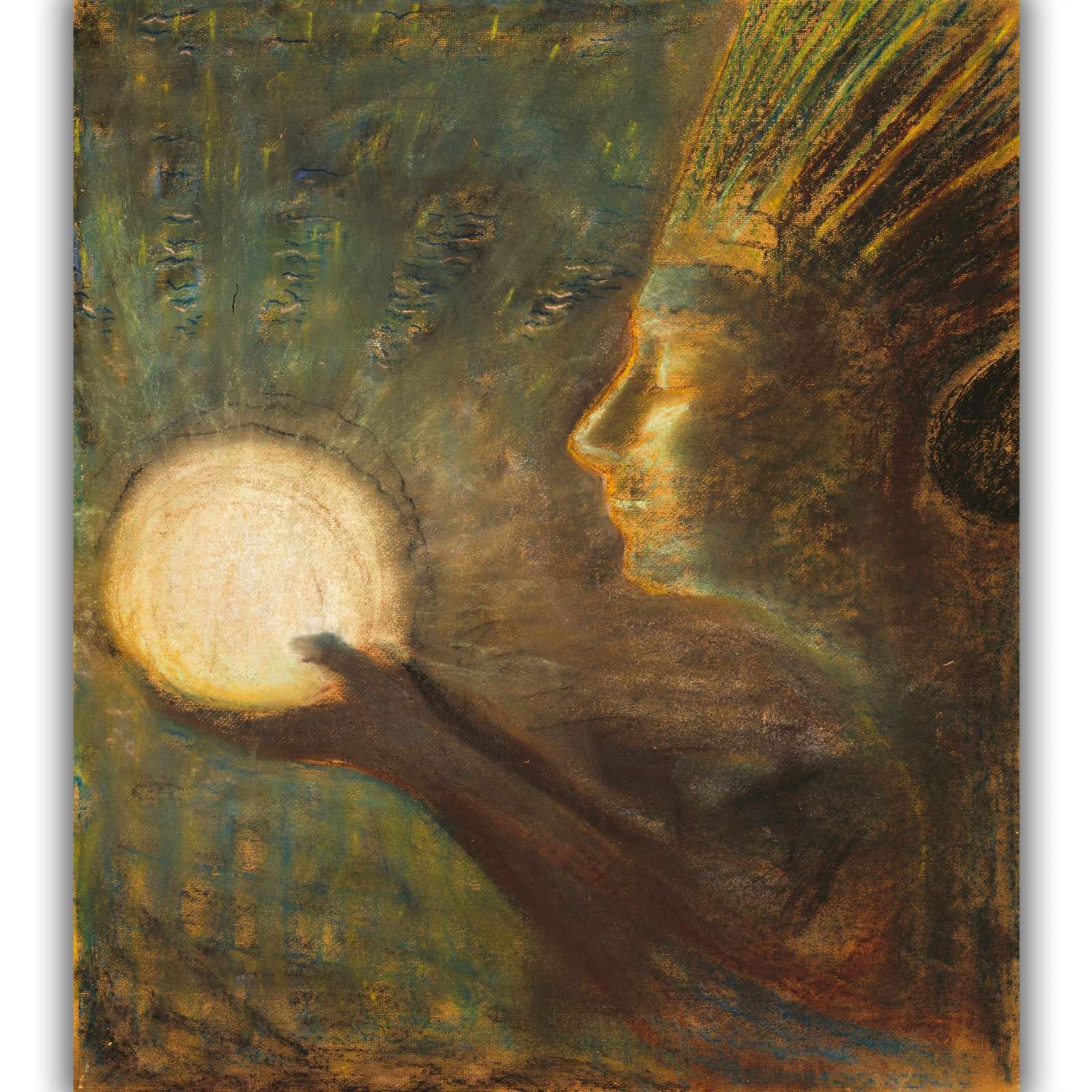 Reprodukcija „Bičiulystė“, Mikalojus Konstantinas Čiurlionis (1907)