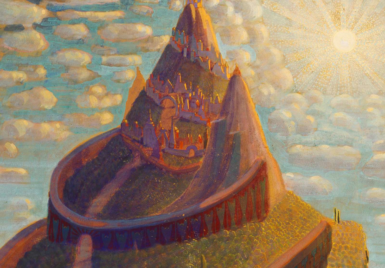 Reprodukcija „Pilies pasaka“, Mikalojus Konstantinas Čiurlionis (1909)