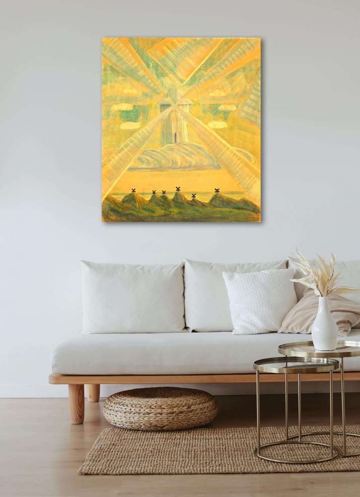 Reprodukcija „Pavasario sonata Andante“, Mikalojus Konstantinas Čiurlionis (1907)