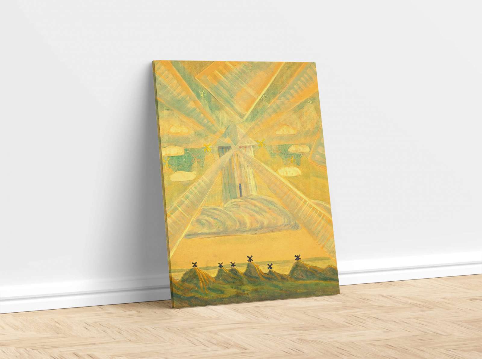 Reprodukcija „Pavasario sonata Andante“, Mikalojus Konstantinas Čiurlionis (1907)