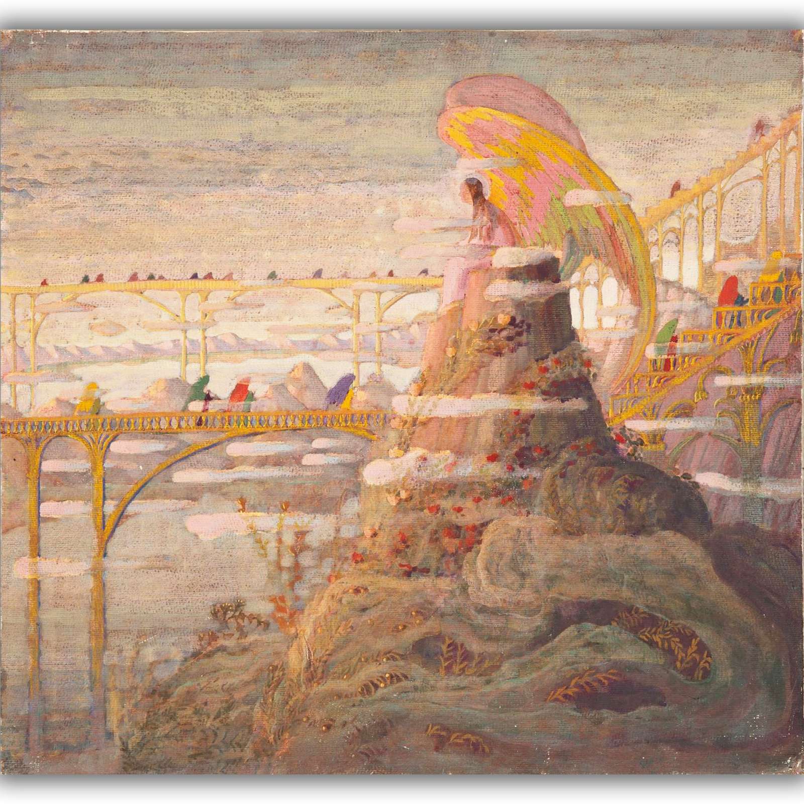 Reprodukcija „Angelo preliudas“, Mikalojus Konstantinas Čiurlionis (1909)
