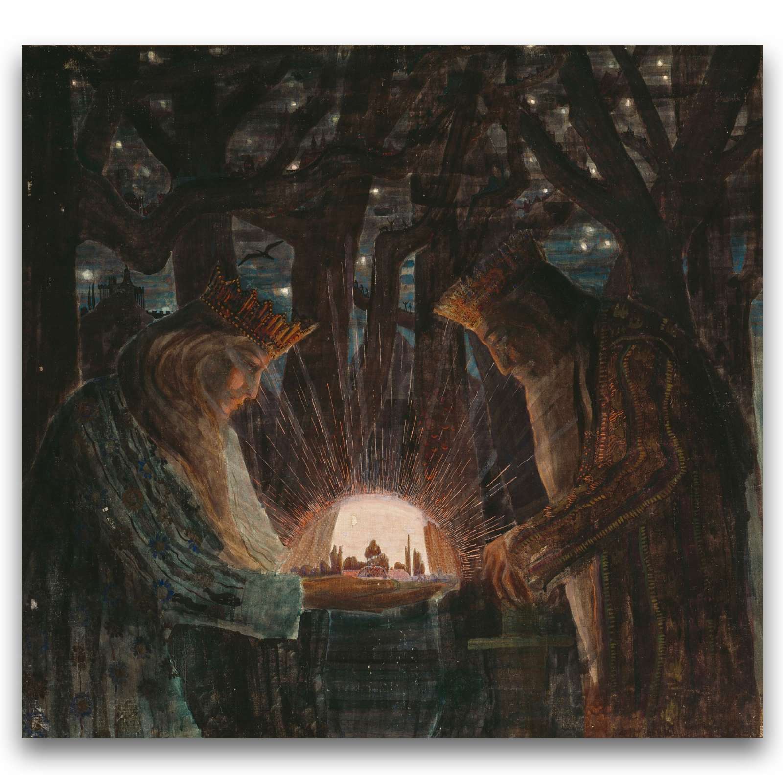 Reprodukcija „Karalių Pasaka“, Mikalojus Konstantinas Čiurlionis (1909)
