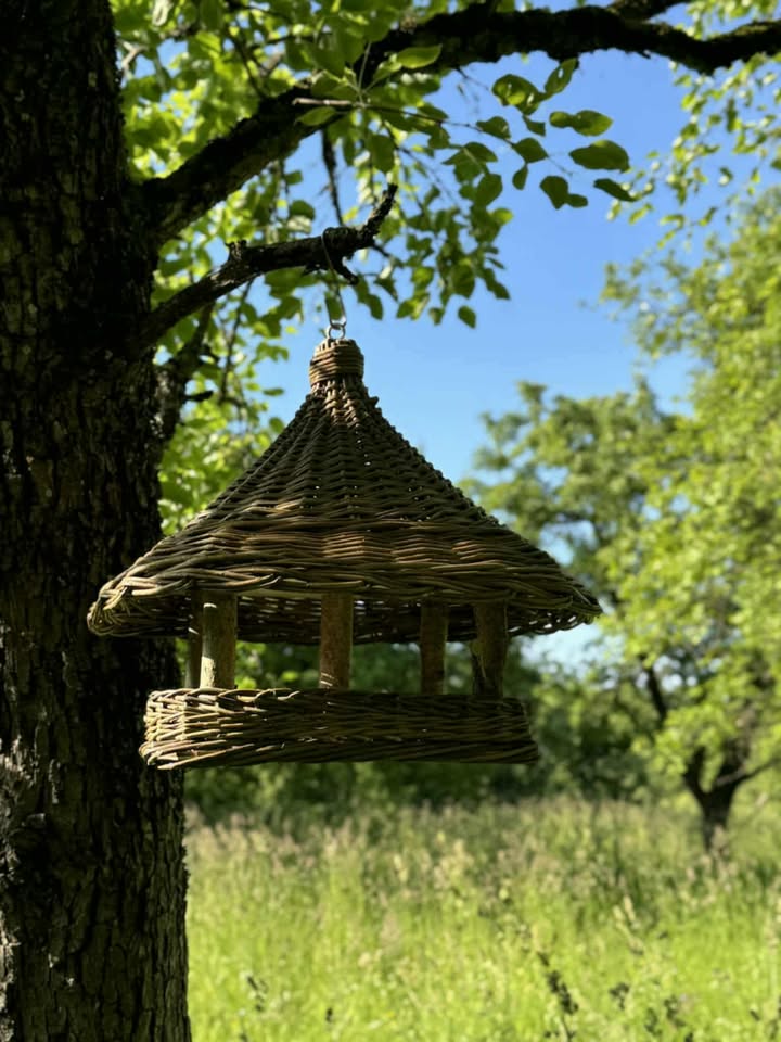 Rankų darbo Paukščių lesykla