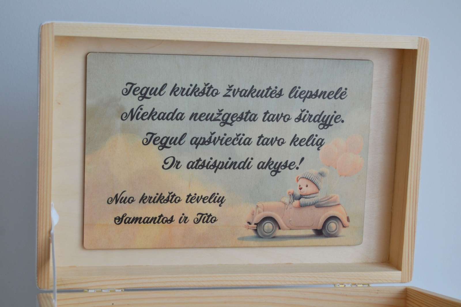 Krikštadėžė berniukui