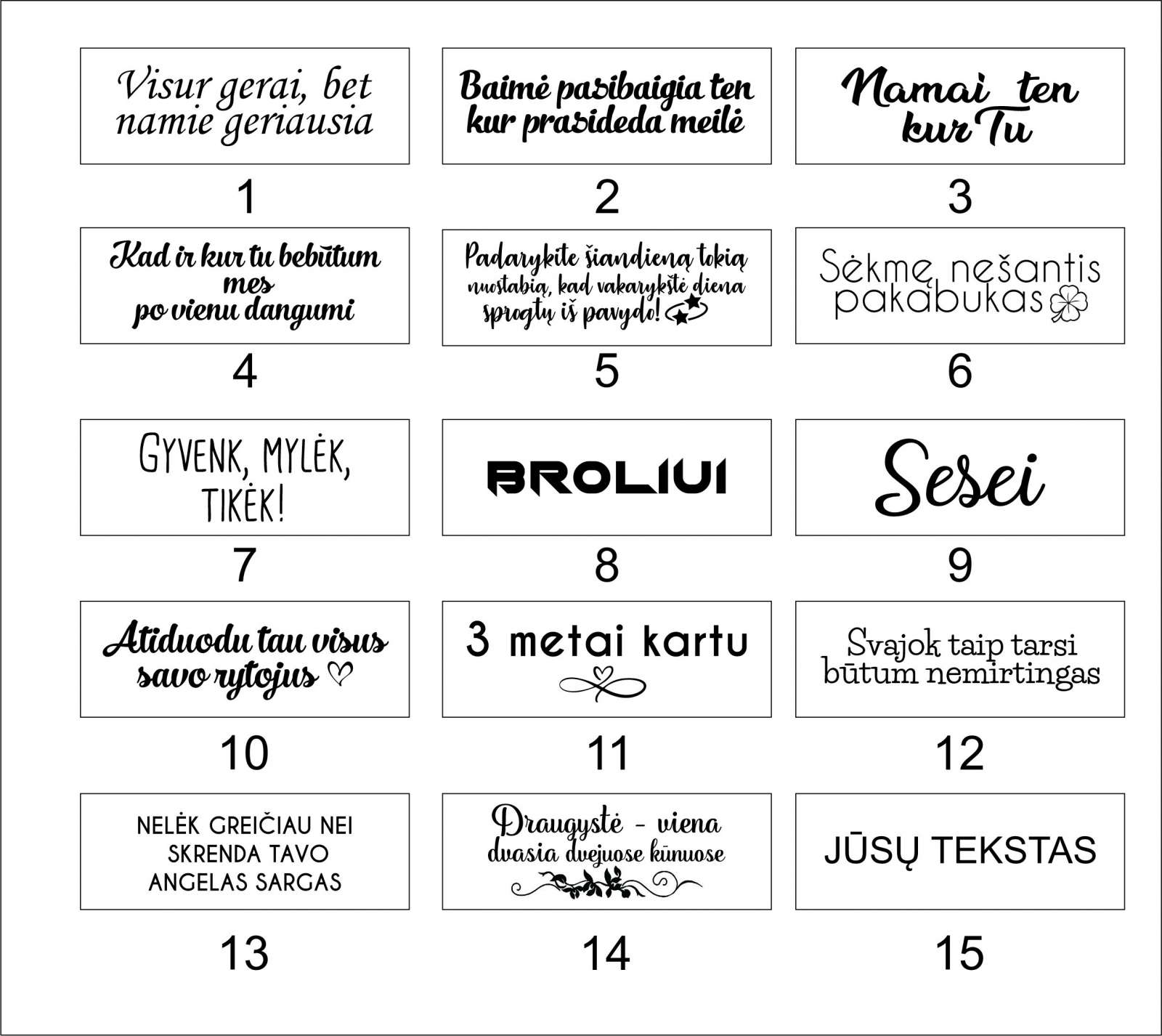 Pakabukas „3 metai kartu“