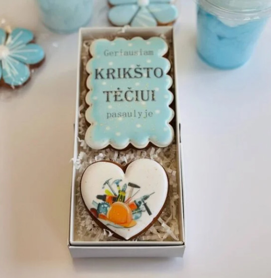 Meduolių rinkinys „Krikšto Tėtis meistras“ Meduolių rinkinys „Krikšto Tėtis meistras“