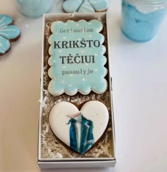 Meduolių rinkinys "Krikšto Tėtis verslininkas Meduolių rinkinys "Krikšto Tėtis verslininkas