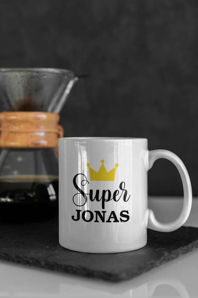 Standartinis puodelis „Super JONAS“ Standartinis puodelis „Super JONAS“
