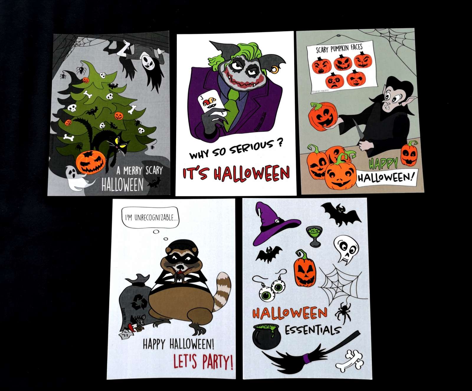 Halloween atvirukai Halloween atvirukai
