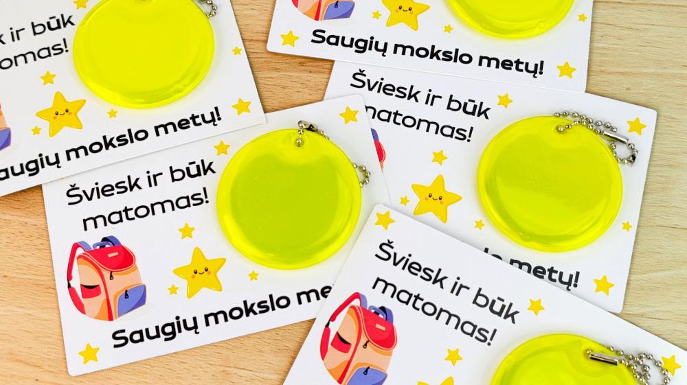 Atšvaitas „Šviesk ir būk matomas“ Atšvaitas „Šviesk ir būk matomas“