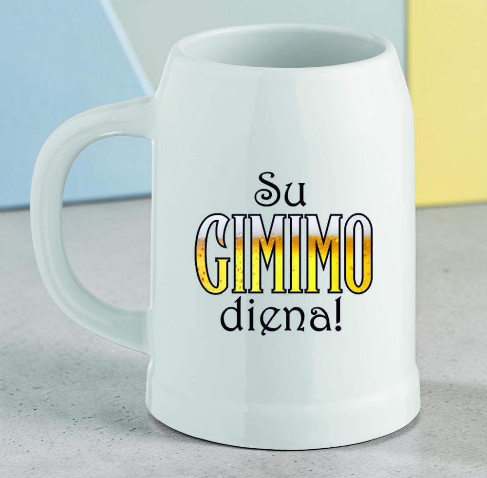 Keramikinis bokalas „Su gimimo diena“ Keramikinis bokalas „Su gimimo diena“