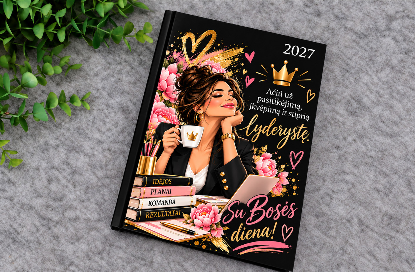 Padėka bosei – darbo knyga vadovei Boso dienos proga Padėka bosei – darbo knyga vadovei Boso dienos proga