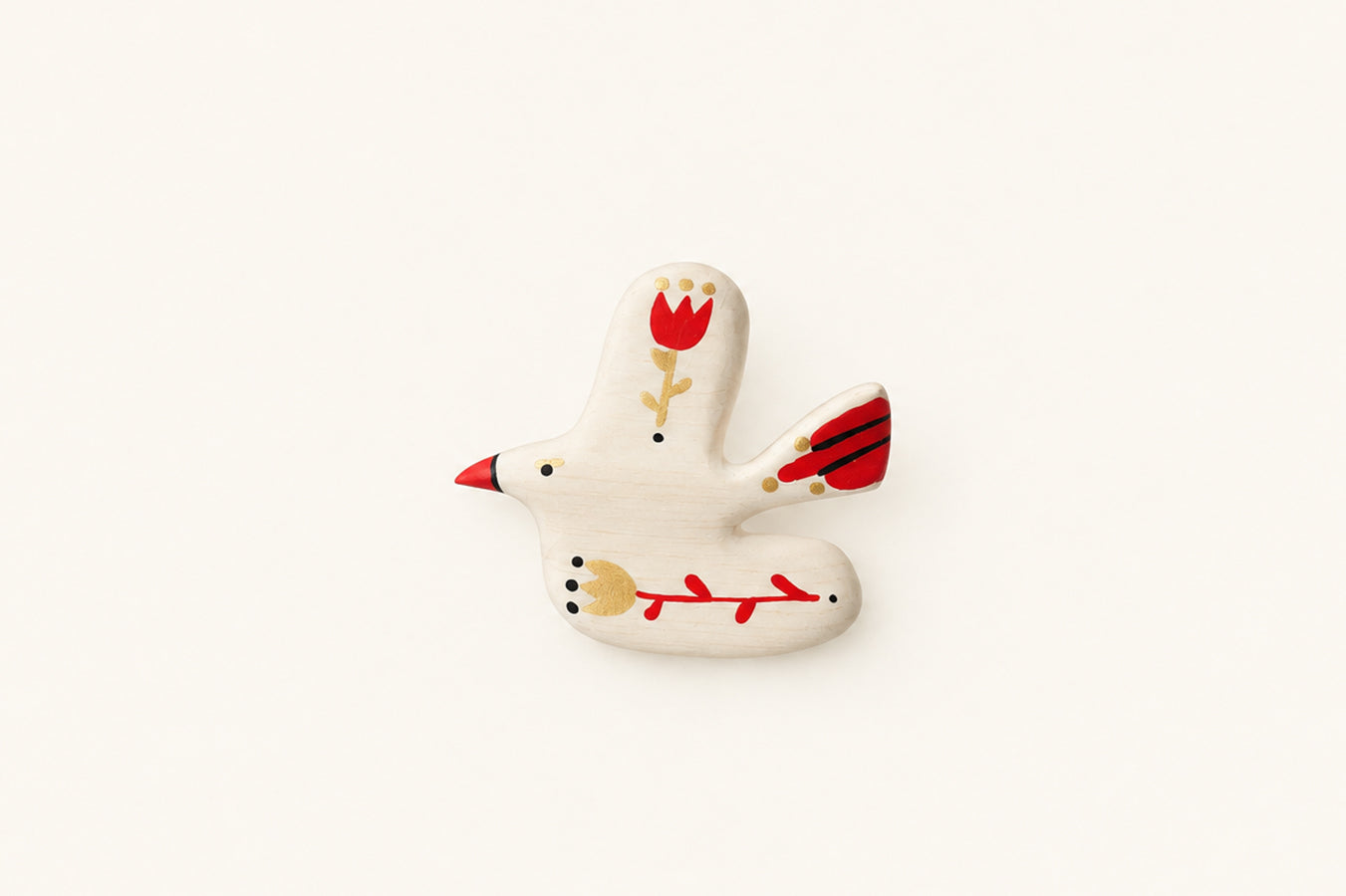 Liaudiškas paukštis — rankomis tapyta medinė sagė (3 variantai) Liaudiškas paukštis — rankomis tapyta medinė sagė (3 variantai)