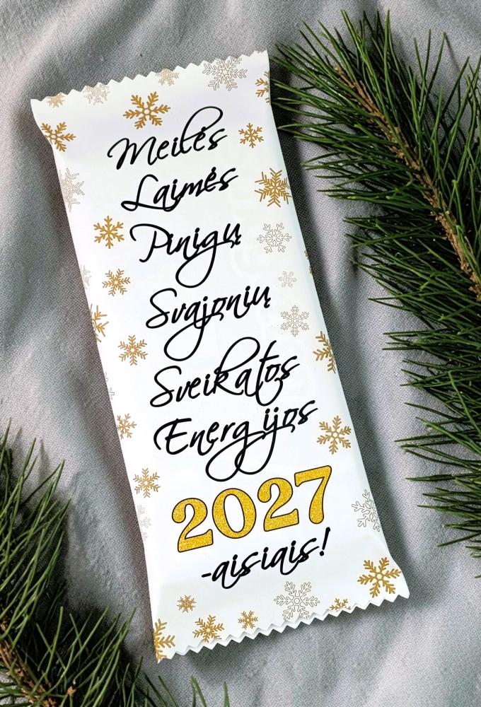 Šokoladas „Laimės, energijos 2027-aisiais“ Šokoladas „Laimės, energijos 2027-aisiais“